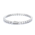 Zirkon Edelstahl Armband mit Federverschluss – Bild 5 | LuxeStyle