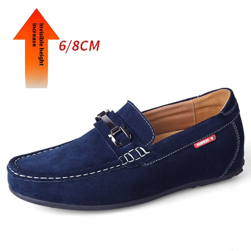 Sneaker mit 8 cm Höhe aus mattem Wild-Kunstleder – Bild 10 | LuxeStyle