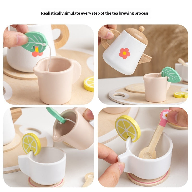 Tea Set Playset Baby Kitchen Toy