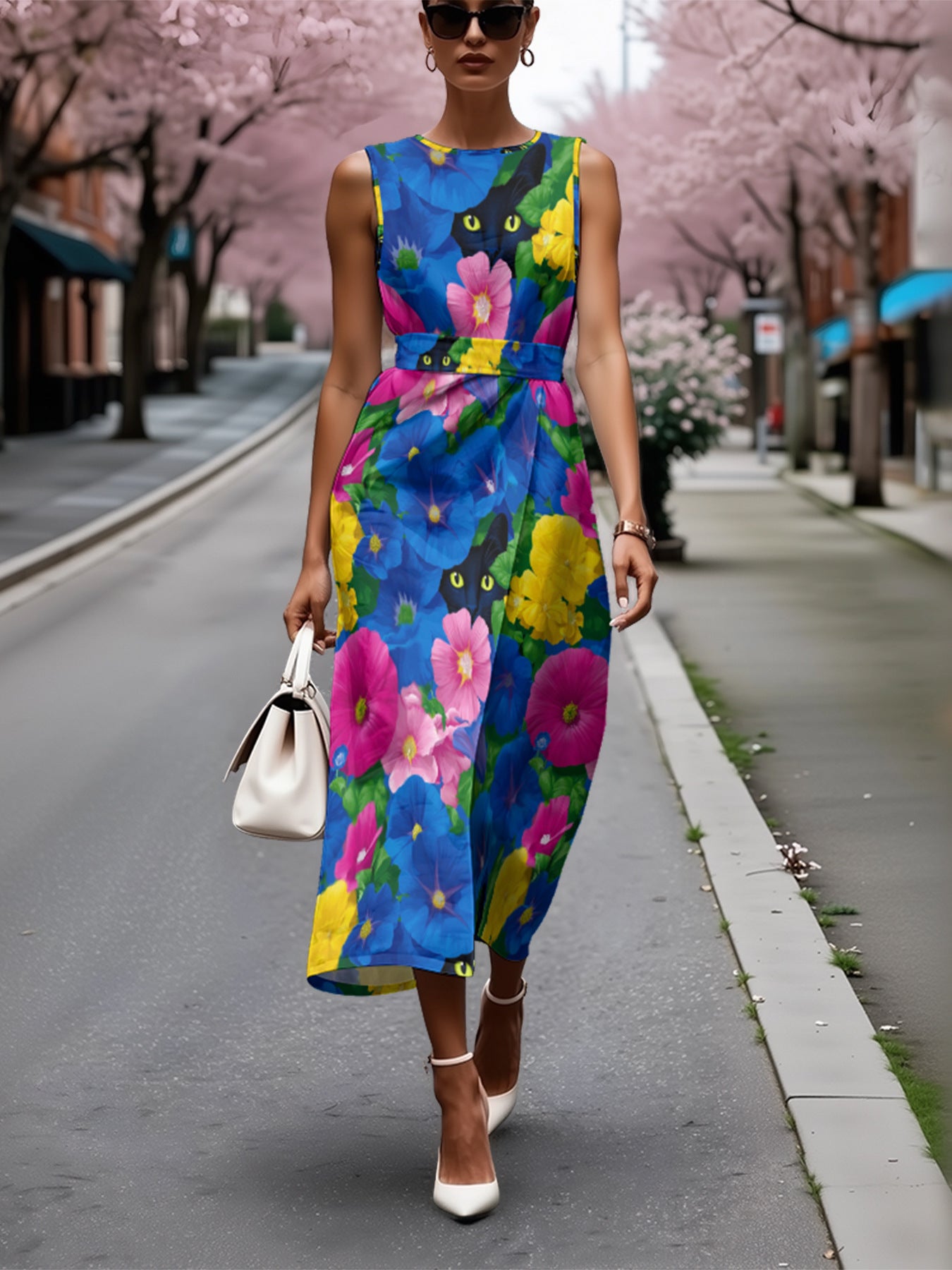 Elegantes ärmelloses Kleid