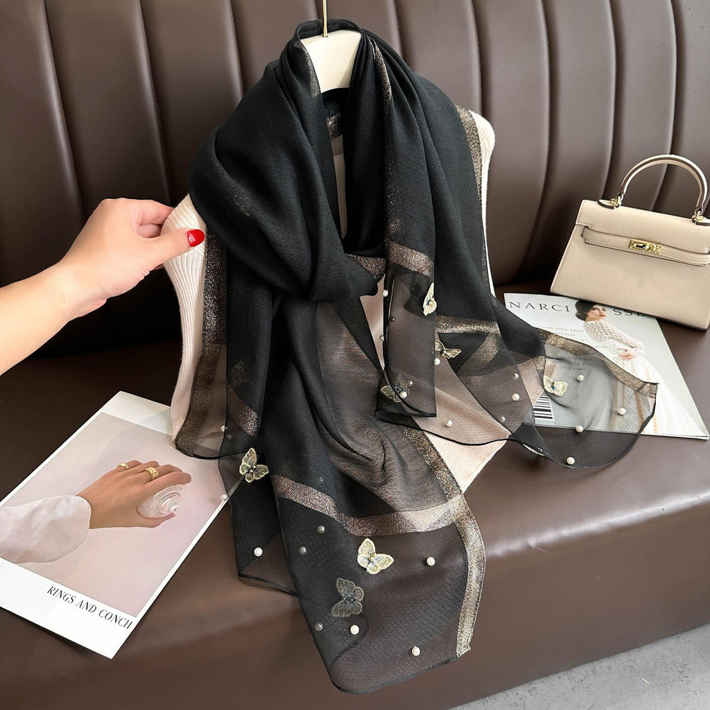 Bunter Schmetterlingssilk-Schleier – Bild 9 | LuxeStyle