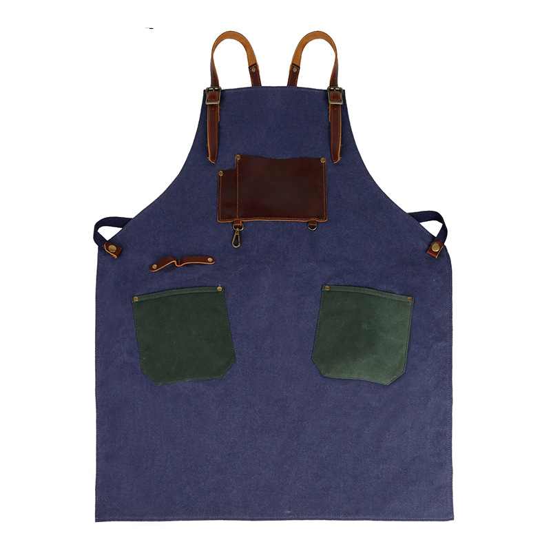Handwerker-Schürze aus Canvas mit Tasche – Bild 4 | LuxeStyle