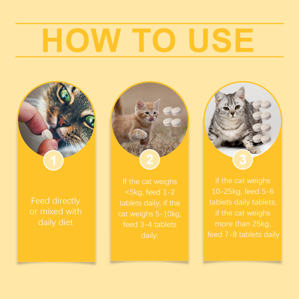 Fischöl-Tabletten für Katzen