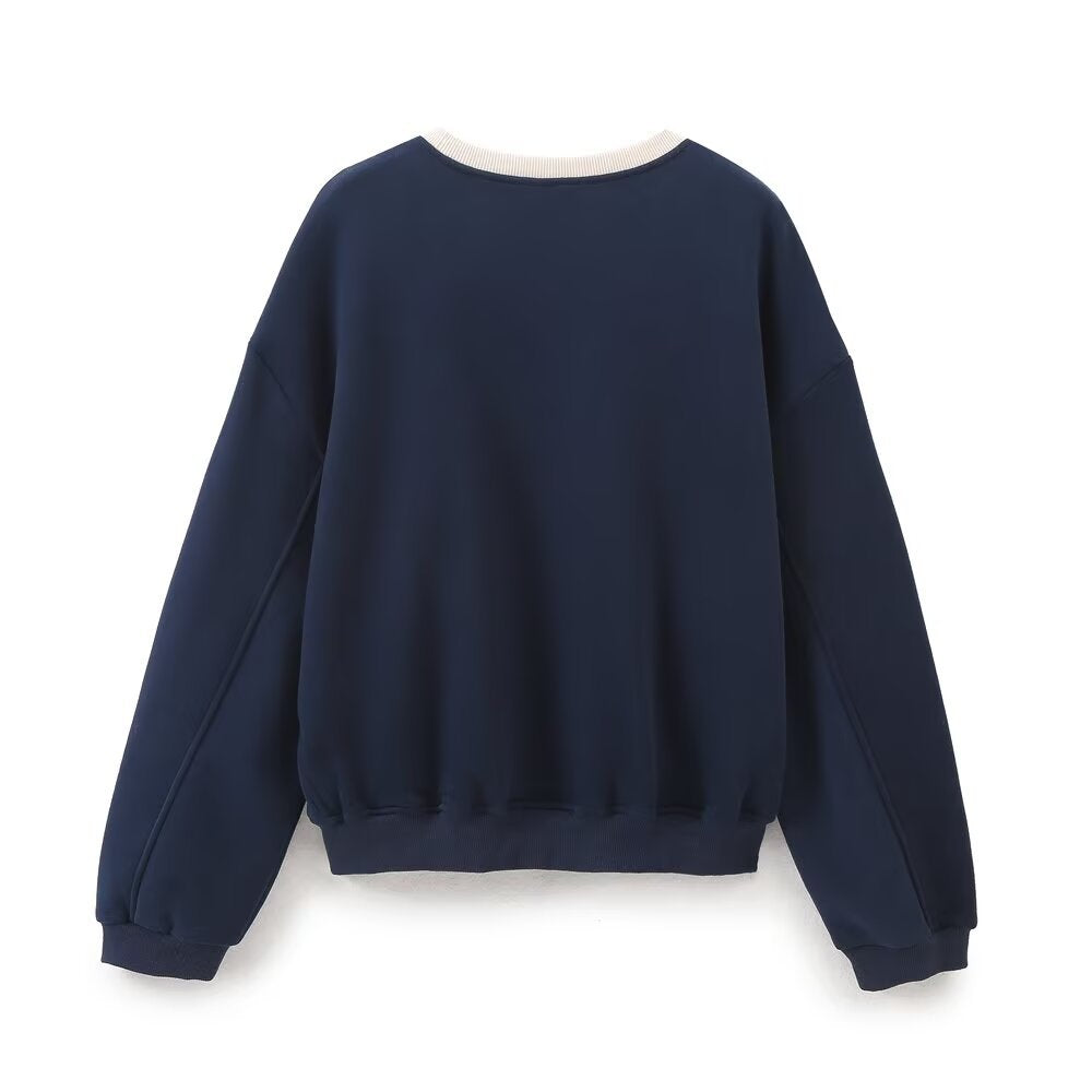 Letter Sweatshirt für Damen