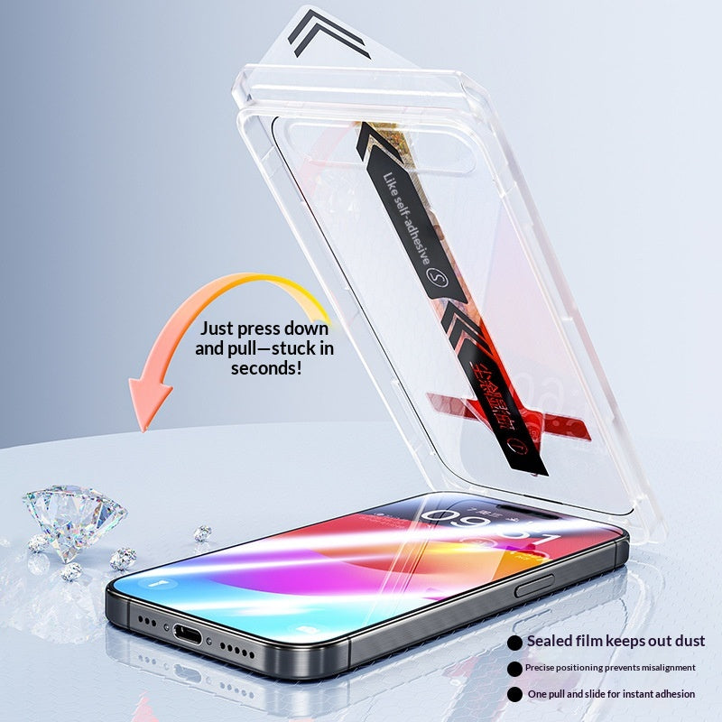 Schutzfolie aus gehärtetem Glas für iPhone – Bild 4 | LuxeStyle