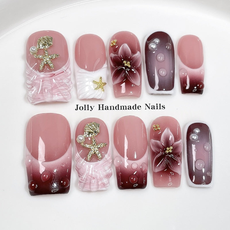 Press-on-Nails «French» · zum Aufkleben