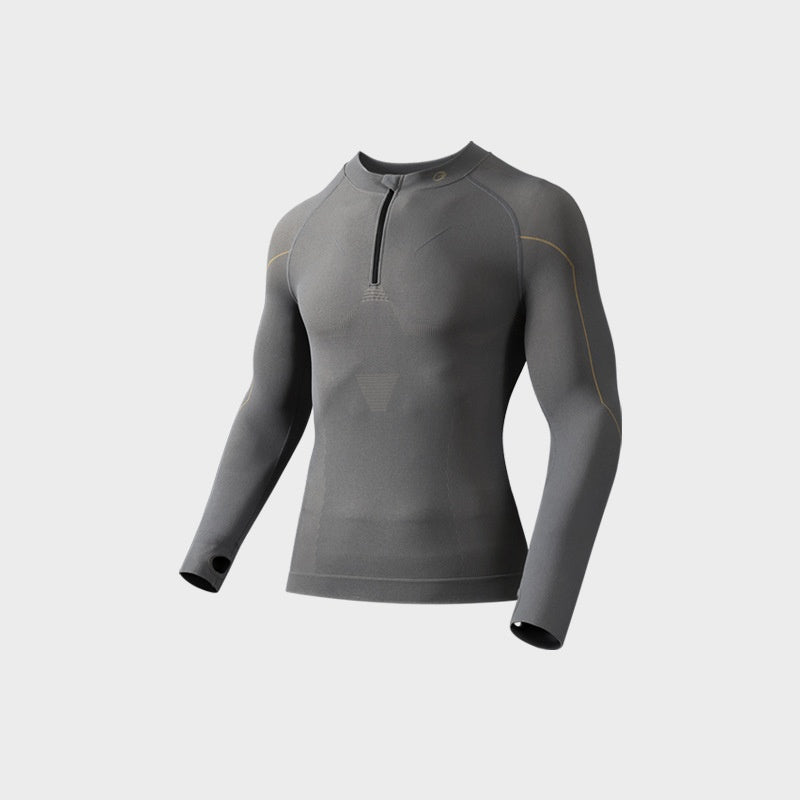 Nahtloses, schnelltrocknendes Baselayer für Herren