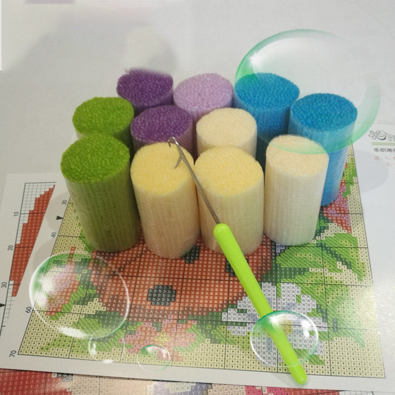 DIY Knüpfteppich-Set für Anfänger (50x30cm) – Bild 3 | LuxeStyle