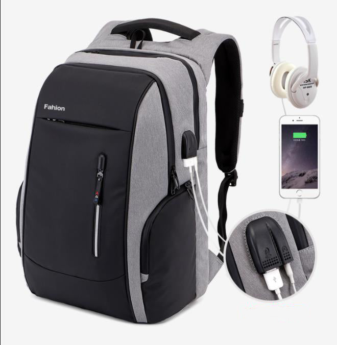 USB-Lade-Rucksack aus Oxford-Stoff | LuxeStyle