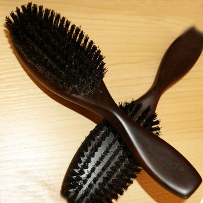 Holzbürste mit Wildschweinborsten | LuxeStyle
