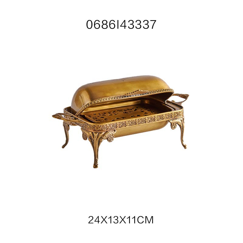 Dekoratives Messing-Tablett aus Indien – Bild 12 | LuxeStyle