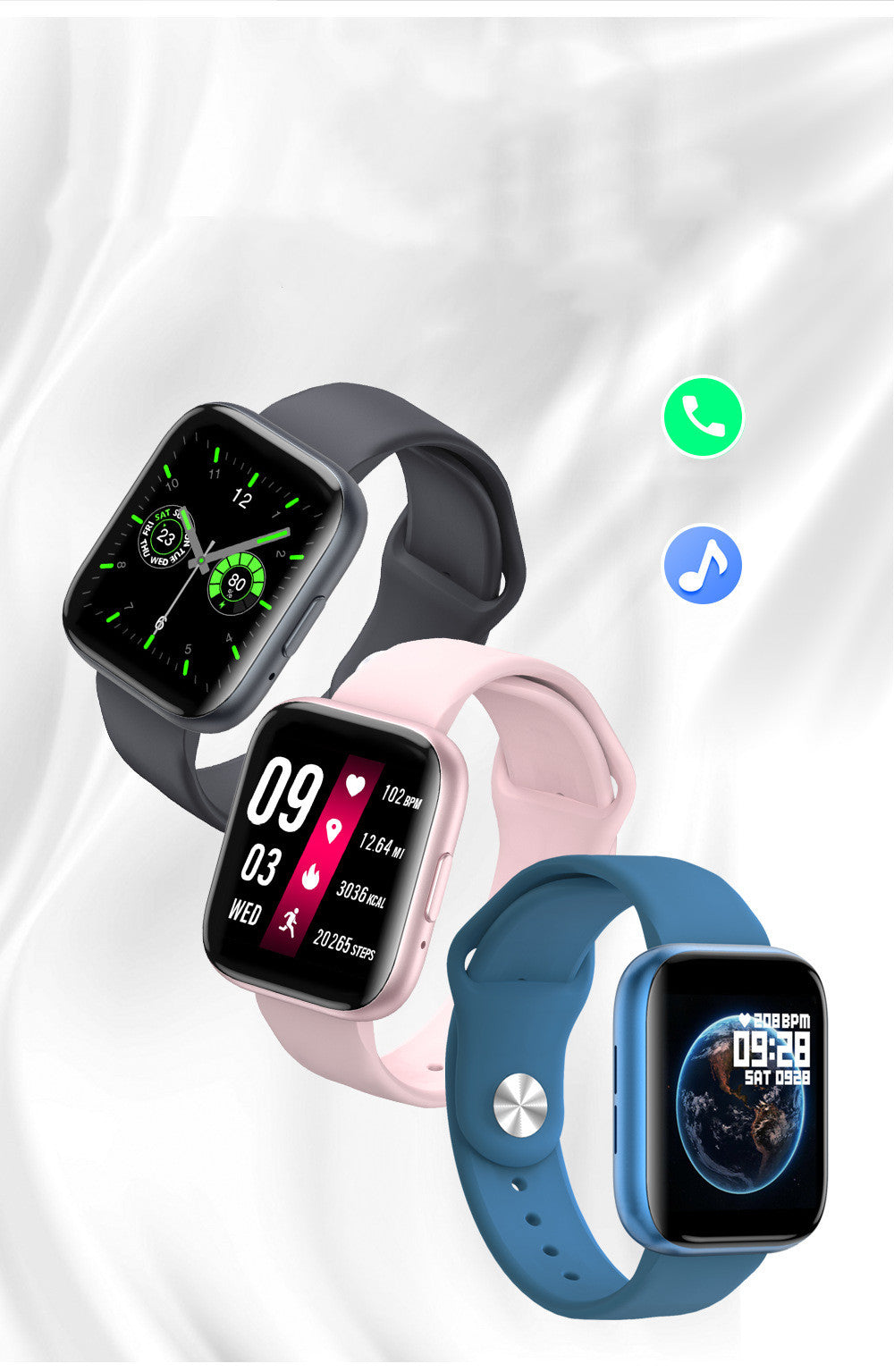 Smartes Sportarmband mit Gesundheits-Tracking