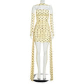 LuxeStyle Polka-Dot Halterneck-Kleid mit fliessenden Bändern – Bild 7 – LuxeStyle Schweiz
