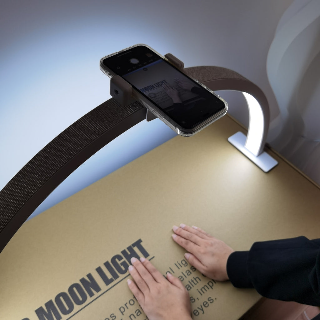 Half Moon LED-Nagellampe mit Handyhalterung – Bild 5 | LuxeStyle