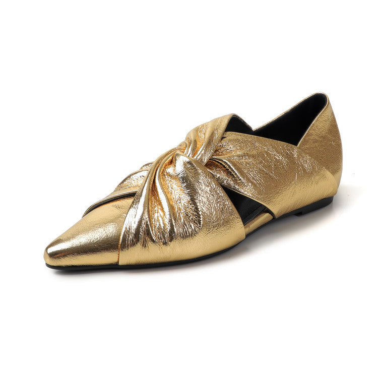 Spitze Slip-on Schuhe mit Keilabsatz – Bild 3 | LuxeStyle