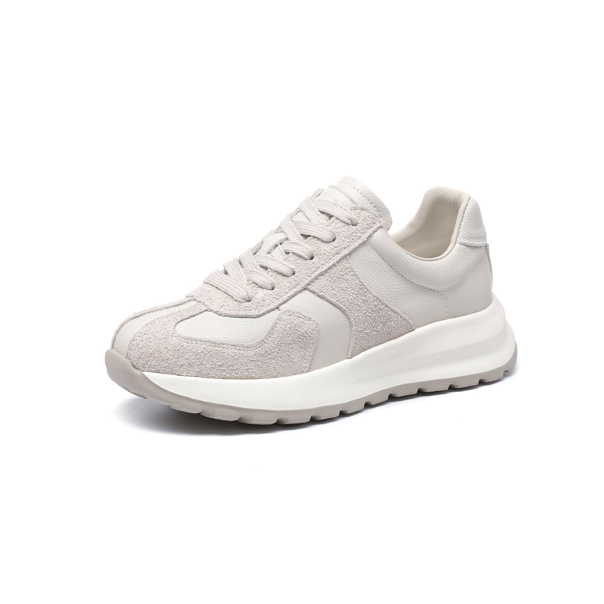 Lässige Schnürschuhe aus Echtleder für Damen