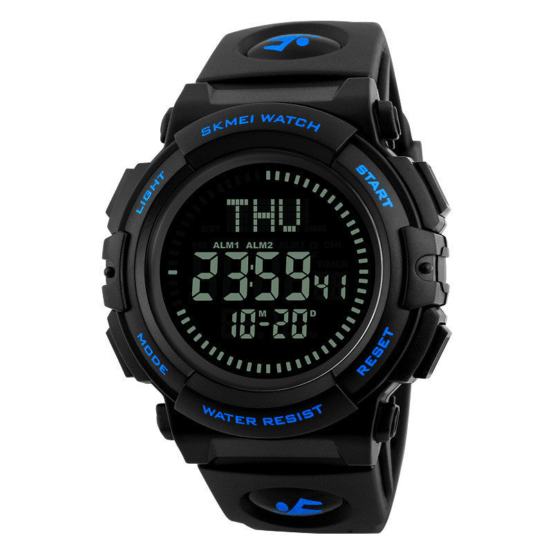 Digitale Outdoor-Herrenuhr mit Kompass