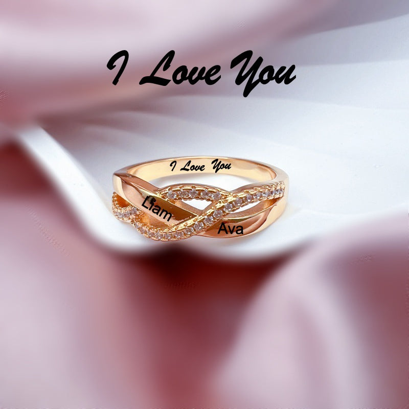 Personalisierter Woven Ring – Bild 1 | LuxeStyle
