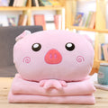 Warmes Korallen-Fleece-Schweinchen-Decke – Bild 3 | LuxeStyle