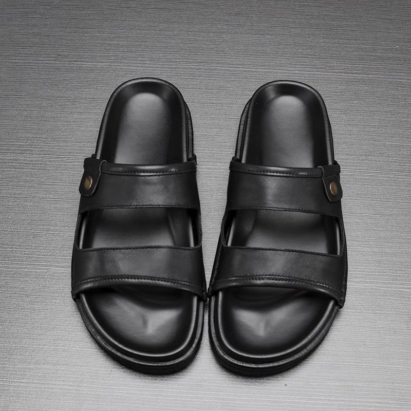 Herren Freizeit-Sandalen aus Leder