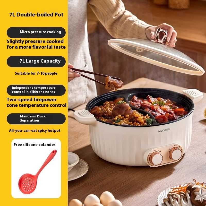Elektrischer Mandarin-Enten-Hot Pot