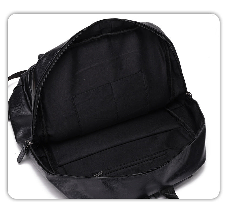 Business Rucksack mit Leder-Textur – Bild 2 | LuxeStyle