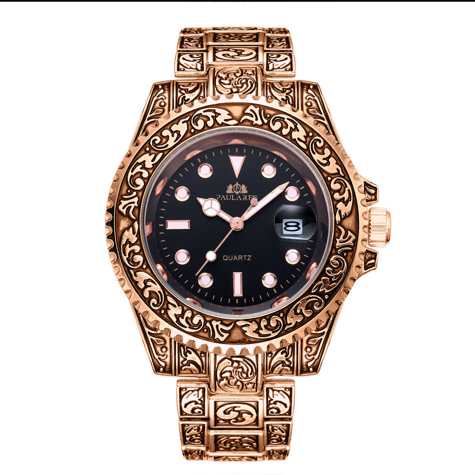 Quarz-Herrenuhr mit Kalender und Leuchtfunktion – Bild 7 | LuxeStyle