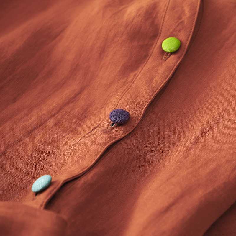 Figurbetontes A-Linien Kleid im Ethno-Stil