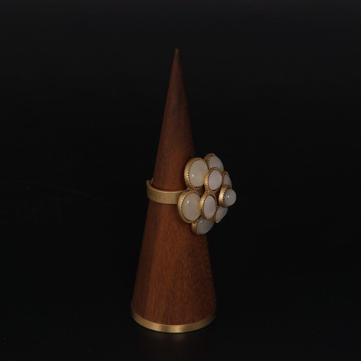 Vintage Camellia Ring – Kupferlegierung