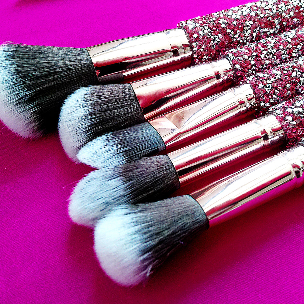10-in-1 Diamant-Make-up-Pinsel-Set