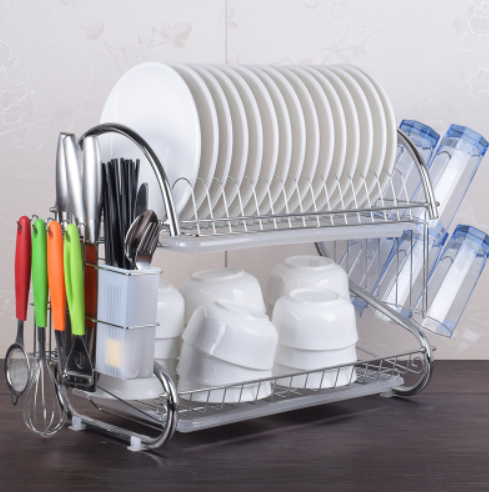 Abtropfgestell mit Geschirr- und Messerhalter – Bild 12 | LuxeStyle