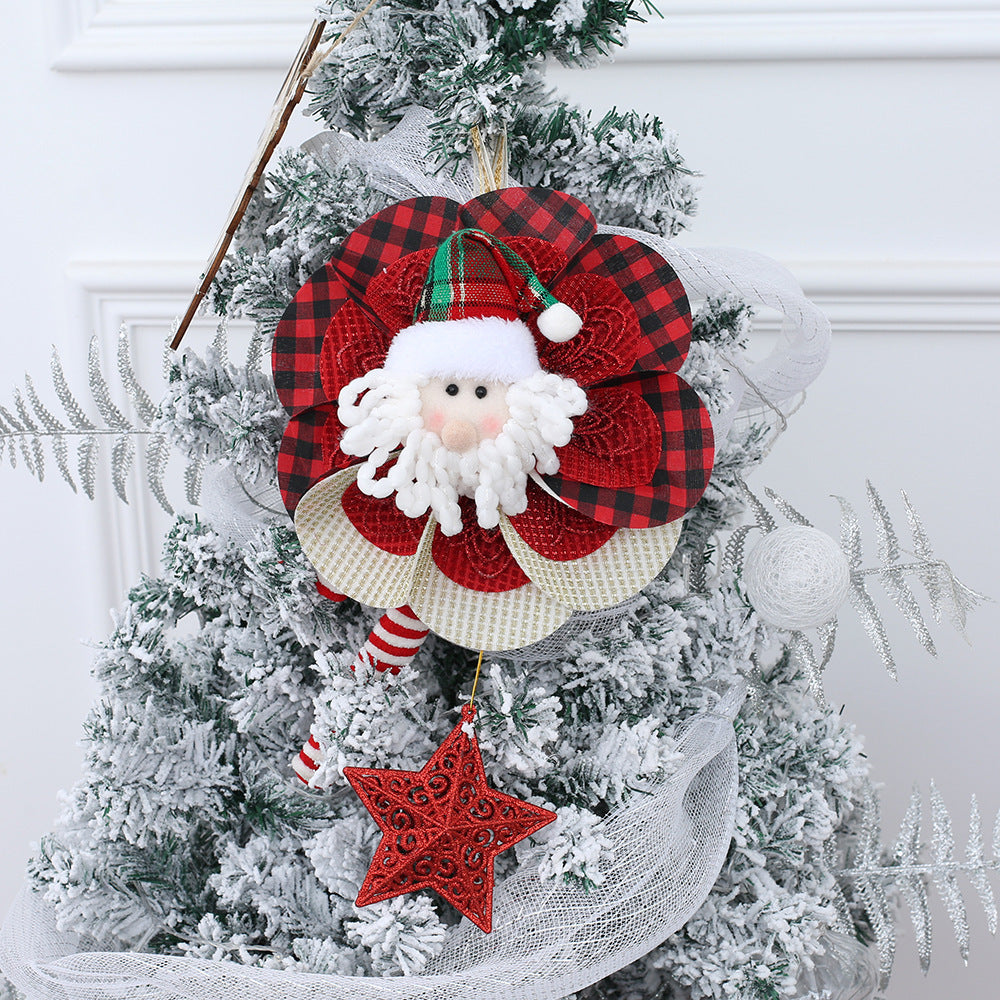 Weihnachtsbaum-Stern-Anhänger aus Plüsch – Bild 3 | LuxeStyle