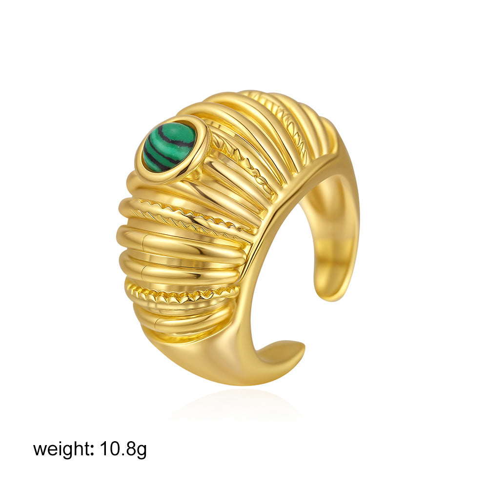 Gold Schmuckstein-Ring