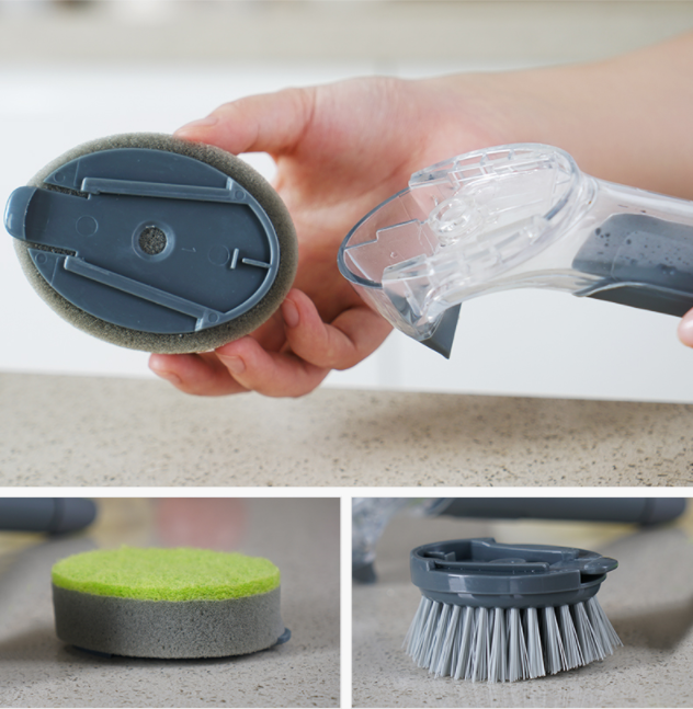 Abwaschbürste mit integriertem Seifenspender – Bild 6 | LuxeStyle