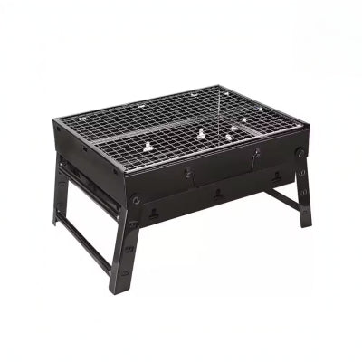 Klappbarer Grill aus Edelstahl für Holzkohle und Koreanische Spiesse – Bild 5 | LuxeStyle