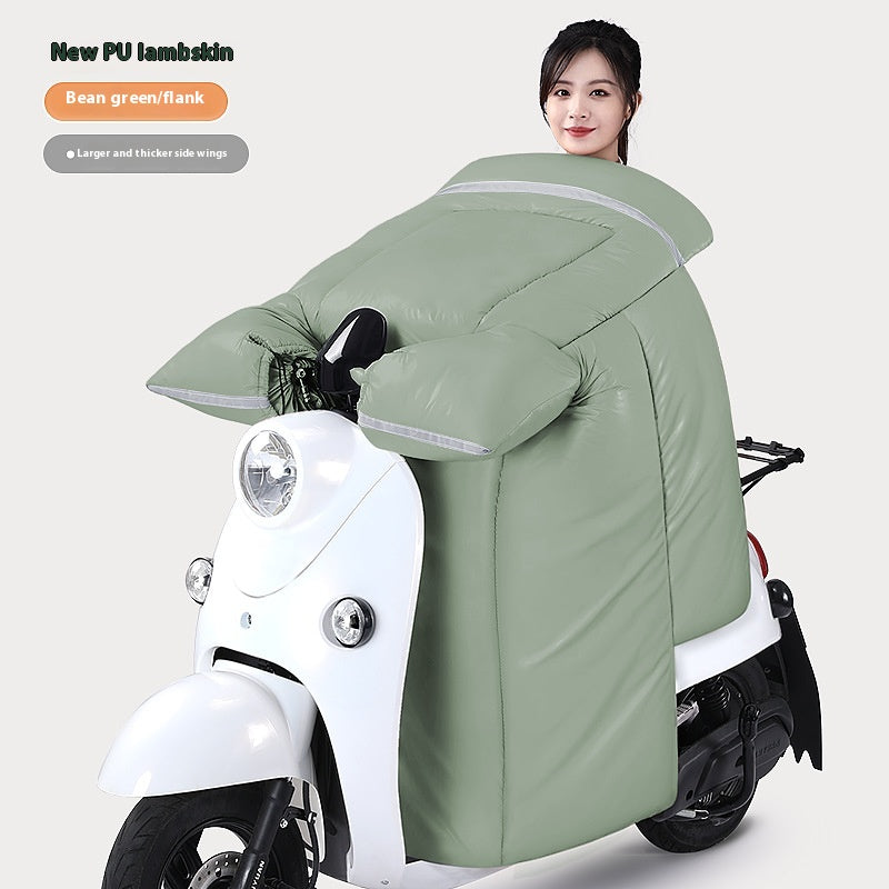 Regendichter Windschutz für E-Scooter & Töffli