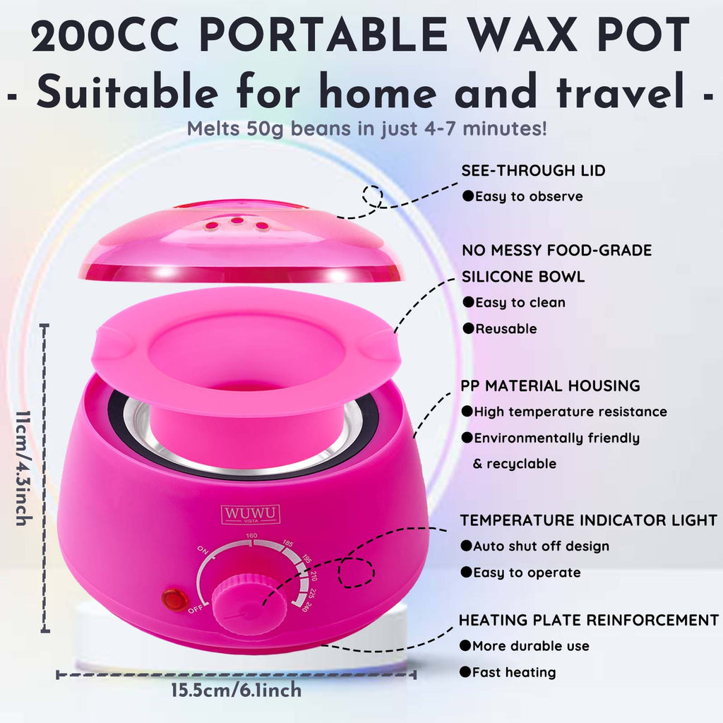 WUWUVISTA Waxing Kit 69 Teile