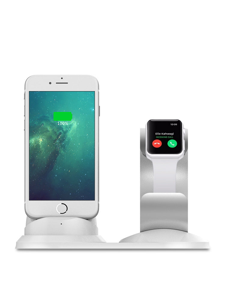 2-in-1 Aluminium Ladestation für Handy & Uhr – Bild 3 | LuxeStyle