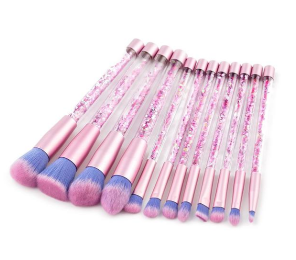 7-teiliges Liquid Crystal Make-up Pinselset – Bild 3 | LuxeStyle