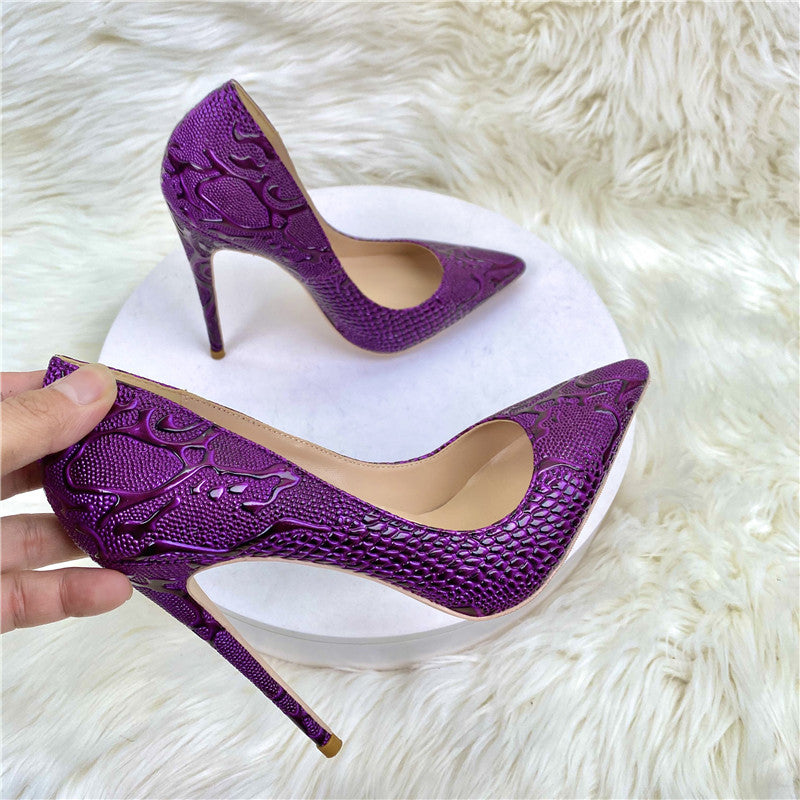 Elegante spitze High Heels aus Mikrofaser – Bild 4 | LuxeStyle