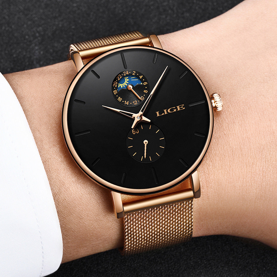 Armbanduhr mit Leuchtanzeige – Bild 6 | LuxeStyle