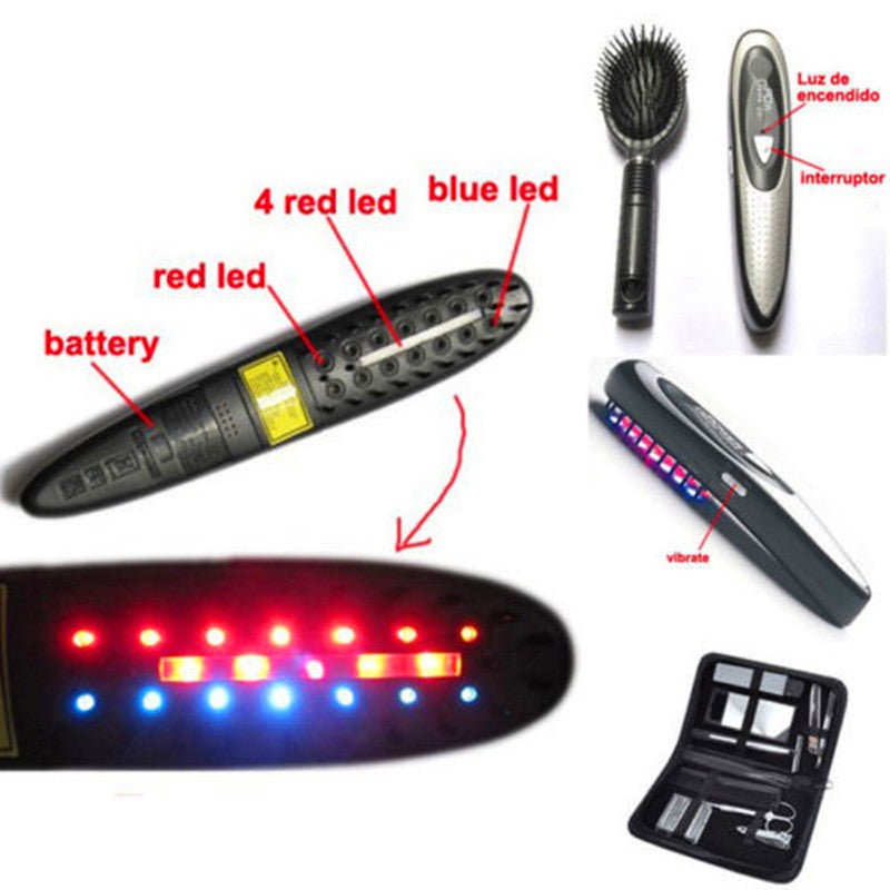 Kopfhaut-Kamm mit LED-Licht und Massagefunktion – Bild 3 | LuxeStyle