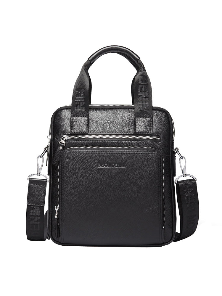 Schultertasche aus erster Schicht Rindsleder – Bild 3 | LuxeStyle