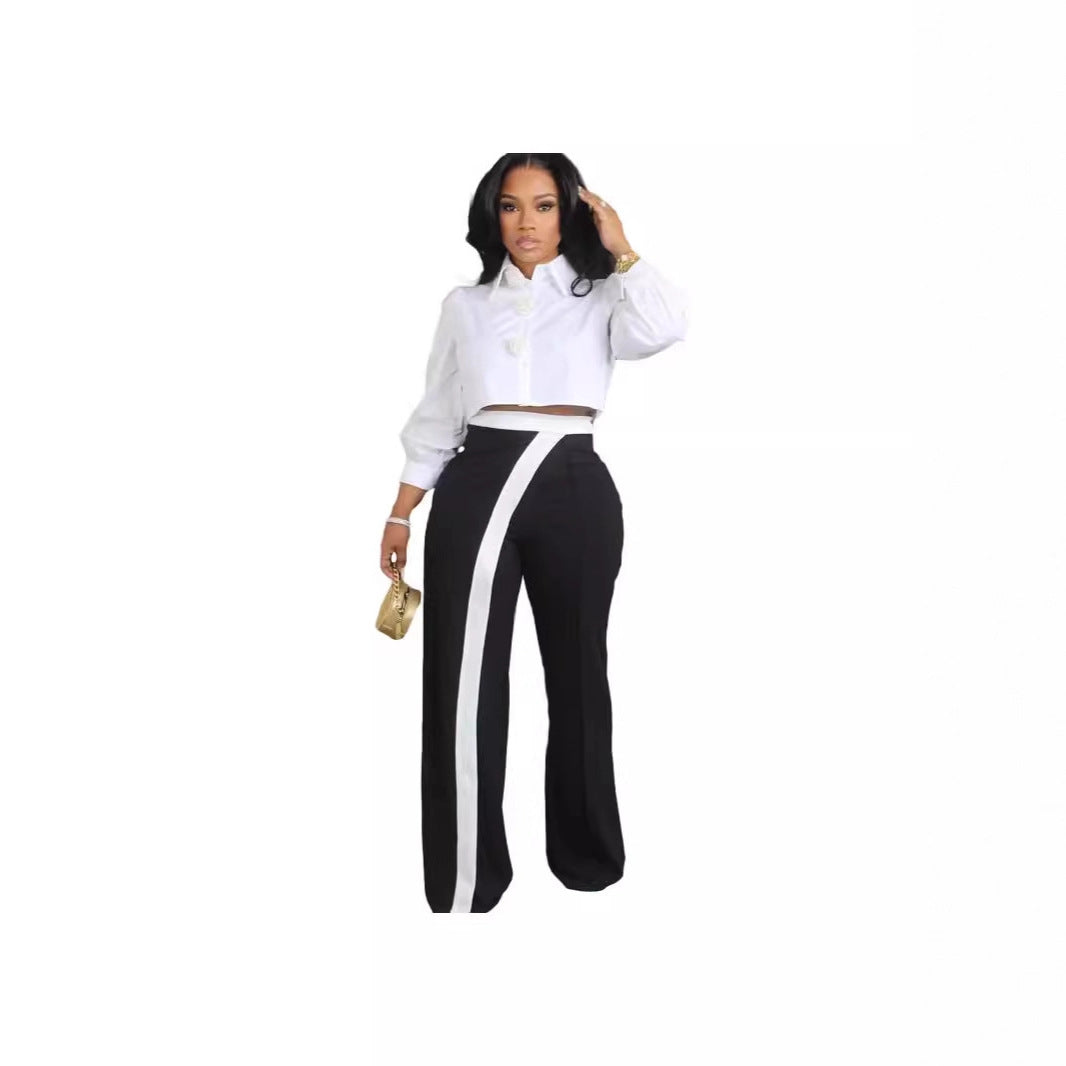 Patchwork Casual Hose für Damen