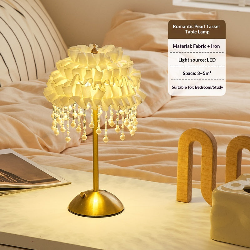 Aufladbare Tischlampe im Band-Design, 3-Farb-Touch – Bild 2 | LuxeStyle