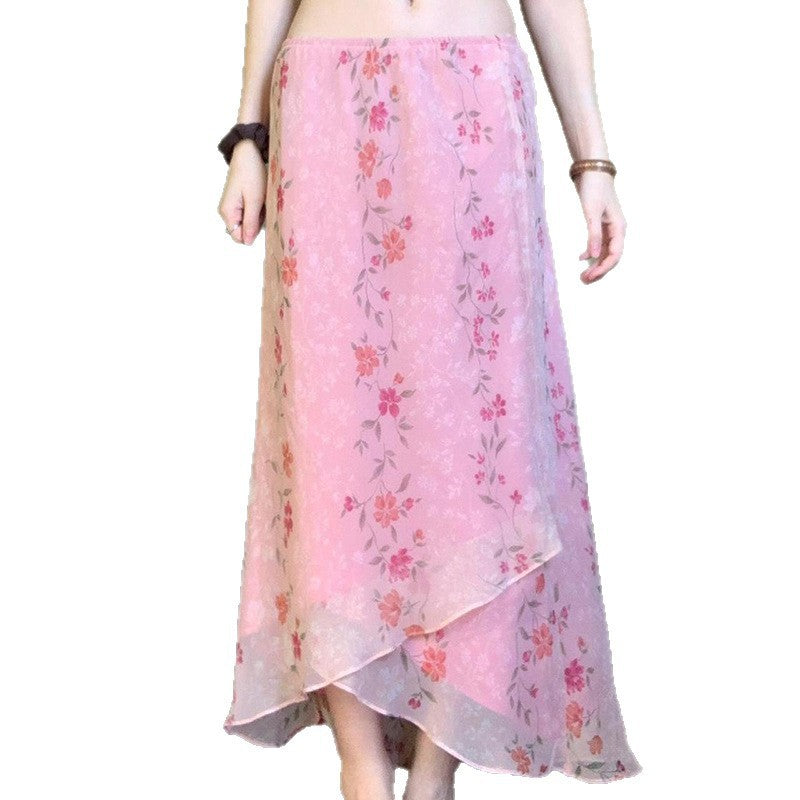 Midi-Kleid mit floralem Print