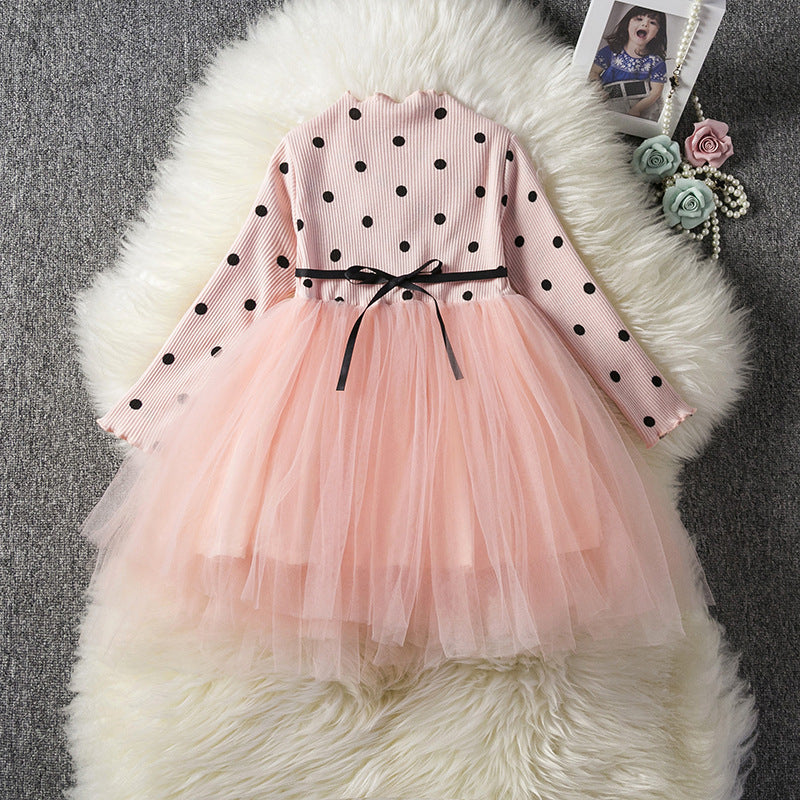 Tutu-Kleid für Baby Girls – Langarm mit Spitze