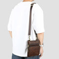 Crazy Horse Leder Retro Umhängetasche – Bild 1 | LuxeStyle