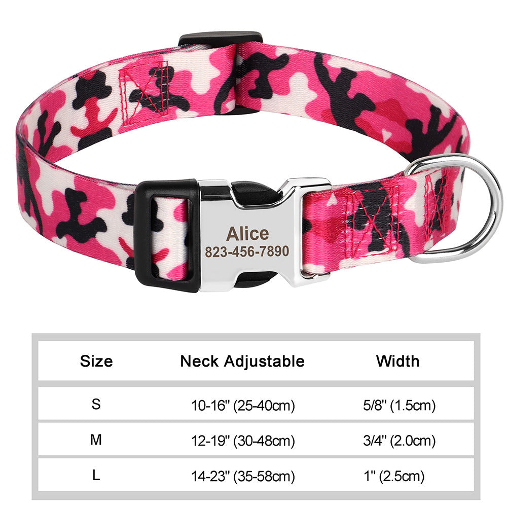 Personalisiertes Nylon-Halsband für Haustiere – Bild 17 | LuxeStyle