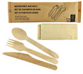 Besteckset aus Holz, 4-teilig